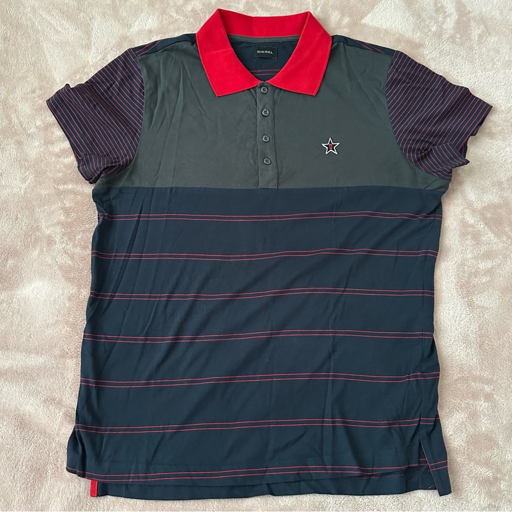 Diesel Men’s Soft Cotton Polo Shirt